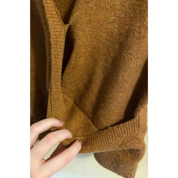 Madewell brown wrap sweater - Picture 6 of 6